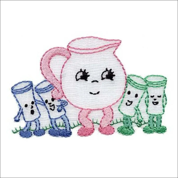 Aunt Martha’s 3528 Animated Dish Motifs Tea