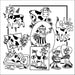 Aunt Martha’s 3892 Happy Hoofers Tea Towels/Kitchen Decor