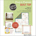 Ready-to-embroider quilt top pattern with Aunt Martha’s Quilting Fabric multi stripe print