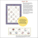 Sewing pattern layout guide with tips for Aunt Martha’s Quilting Fabric Multi Stripe Print