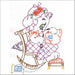 Aunt Martha’s® 3733 Kitten Motifs for Tea Towels Days